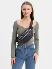 Угольный сумка поясная, женская, на пояс, барсетка