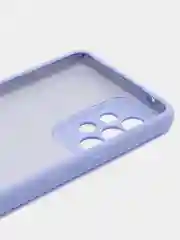 Лавандовый чехол для Samsung A13 4G, A23 4G, A33 5G, A53 с бархатом внутри