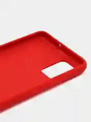Красный чехол для Samsung A50, A30s, A51, A31, с бархатом внутри