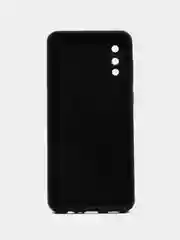 Черный чехол для Samsung A05s, A05, A04s, M33, A02 с бархатом внутри, противоударный