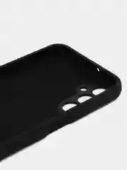 Черный чехол для Samsung A55, A35, A15 4G, A34 5G, A24, A54 с бархатом внутри, не пачкается