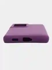 Фиолетовый чехол для Samsung S21, S21FE, S22, S22 Plus, S21 Ultra, S22 Ultra с бархатом внутри