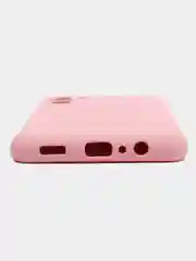 Розовый чехол для Samsung A05s, A05, A04s, M33, A02 с бархатом внутри, противоударный