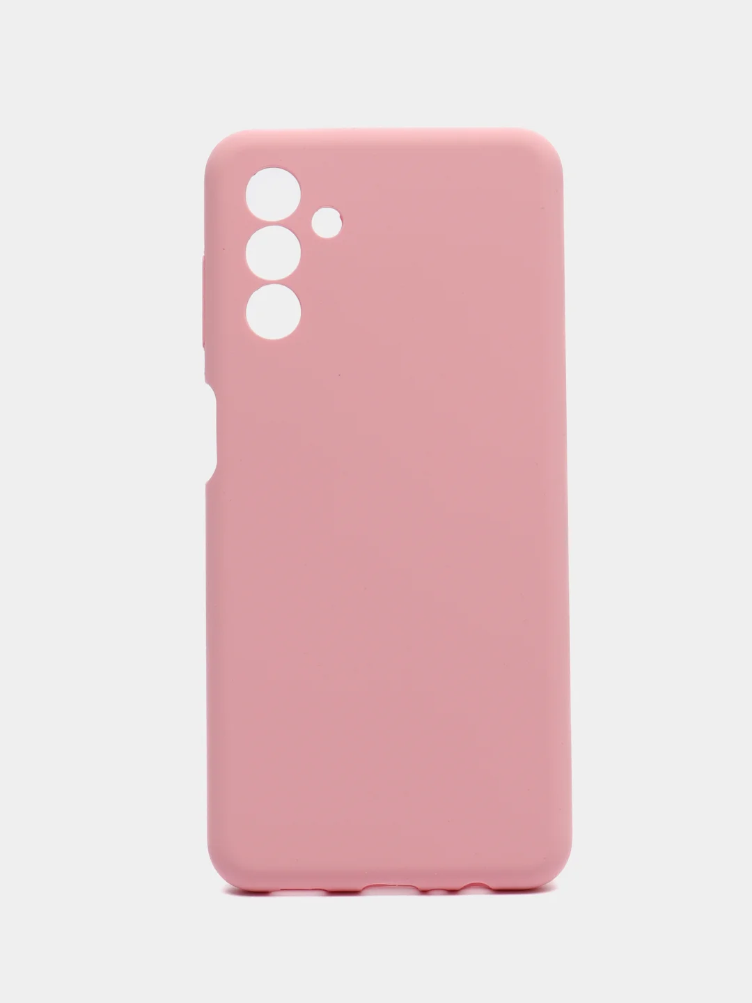 Розовый чехол для Samsung A05s, A05, A04s, M33, A02 с бархатом внутри, противоударный