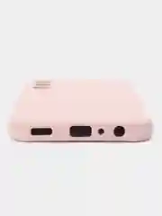 Пудровый чехол для Samsung A55, A35, A15 4G, A34 5G, A24, A54 с бархатом внутри, не пачкается