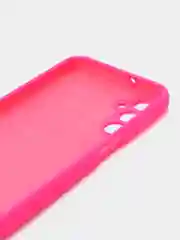 Фуксия чехол для Samsung A55, A35, A15 4G, A34 5G, A24, A54 с бархатом внутри, не пачкается