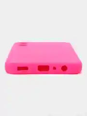 Фуксия чехол для Samsung A55, A35, A15 4G, A34 5G, A24, A54 с бархатом внутри, не пачкается