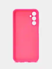 Фуксия чехол для Samsung A55, A35, A15 4G, A34 5G, A24, A54 с бархатом внутри, не пачкается