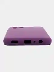 Фиолетовый чехол для Samsung A05s, A05, A04s, M33, A02 с бархатом внутри, противоударный