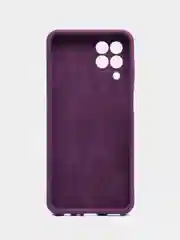 Фиолетовый чехол для Samsung A05s, A05, A04s, M33, A02 с бархатом внутри, противоударный