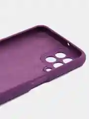 Фиолетовый чехол для Samsung A05s, A05, A04s, M33, A02 с бархатом внутри, противоударный