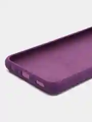 Фиолетовый чехол для Samsung A05s, A05, A04s, M33, A02 с бархатом внутри, противоударный