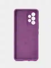 Фиолетовый чехол для Samsung A13 4G, A23 4G, A33 5G, A53 с бархатом внутри