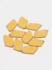 Серебряный зеркальные пришивные стразы, упаковка 10 штук