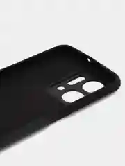 Черный чехол для Honor X7A , X7 , X5 Хонор, с бархатом внутри