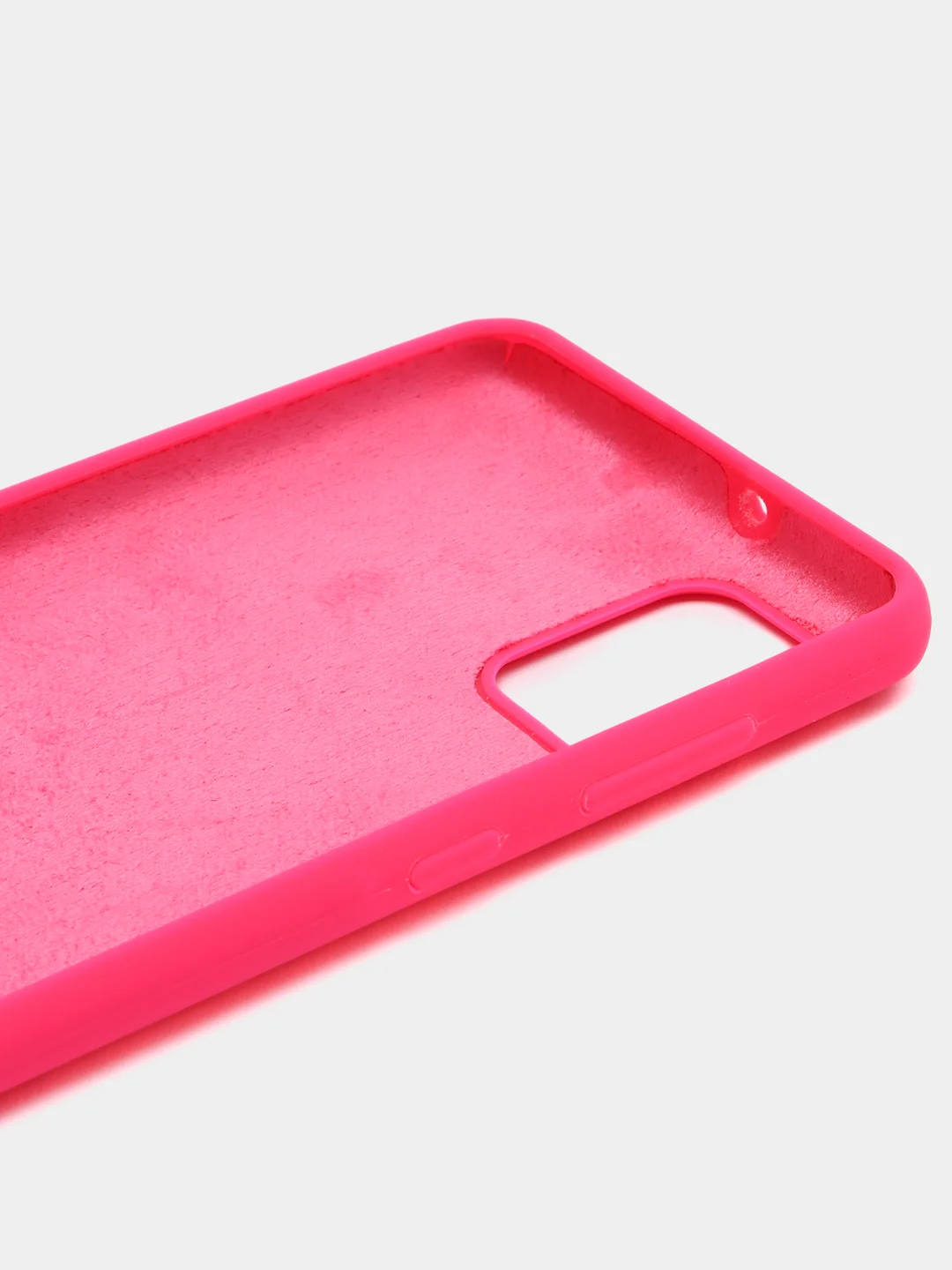 Фуксия чехол для Samsung A50, A30s, A51, A31, с бархатом внутри