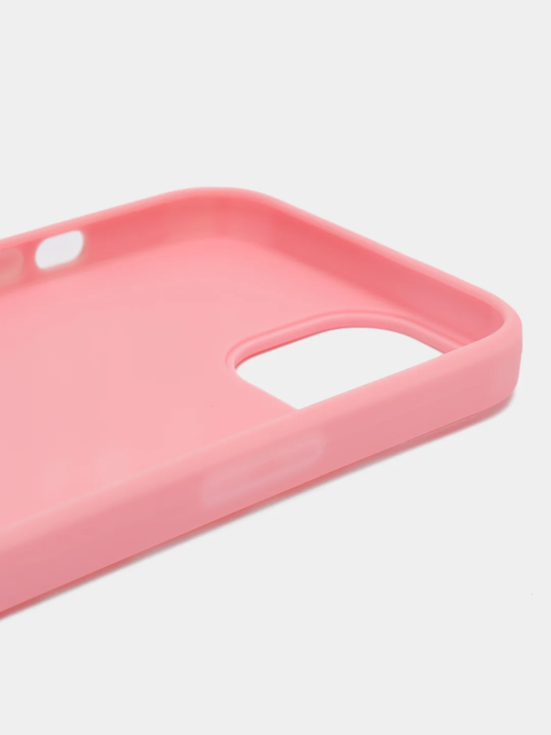 Розовый чехол для iPhone 13 / Айфон 13, силиконовый, цветной, матовый