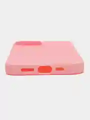 Розовый чехол для iPhone 13 / Айфон 13, силиконовый, цветной, матовый