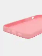 Розовый чехол для iPhone 13 / Айфон 13, силиконовый, цветной, матовый
