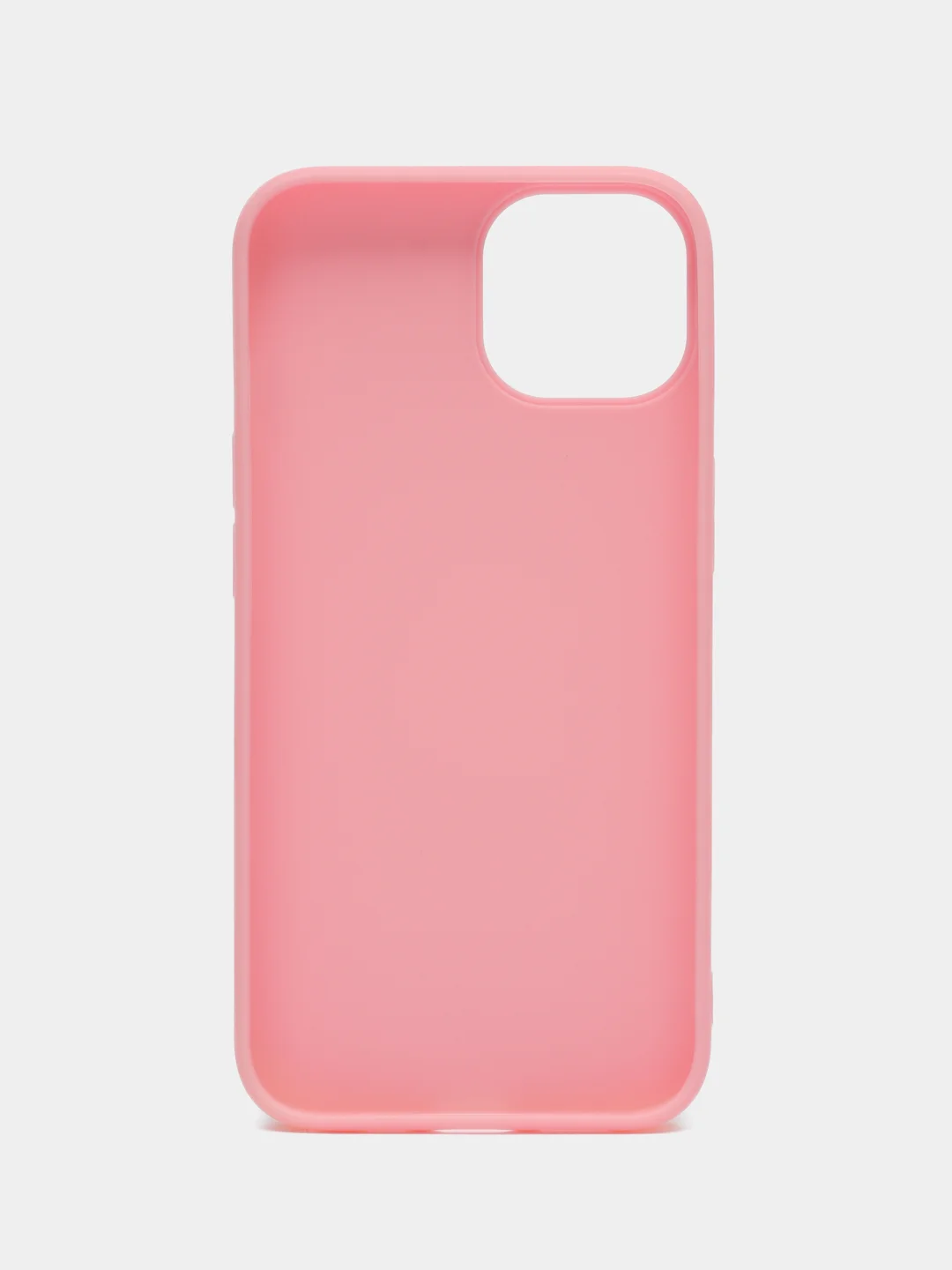 Розовый чехол для iPhone 13 / Айфон 13, силиконовый, цветной, матовый