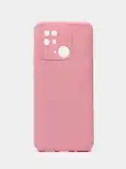 Розовый чехол Xiaomi Poco C40, Redmi 10C не впитывающий грязь, не обтирается