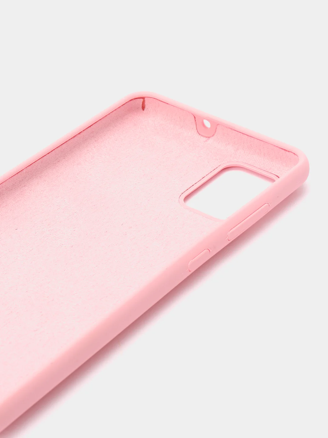 Розовый чехол для Samsung A50, A30s, A51, A31, с бархатом внутри