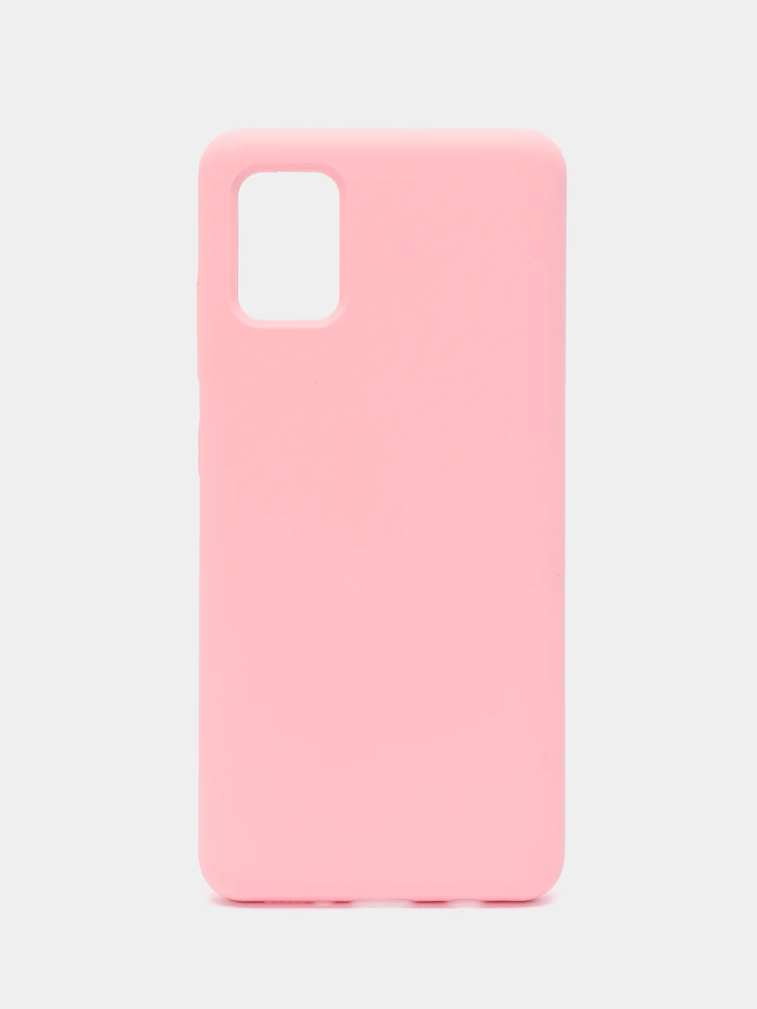 Розовый чехол для Samsung A50, A30s, A51, A31, с бархатом внутри