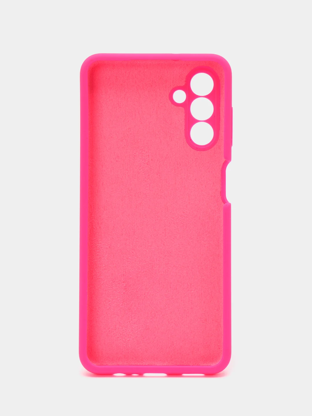 Фуксия чехол для Samsung A05s, A05, A04s, M33, A02 с бархатом внутри, противоударный
