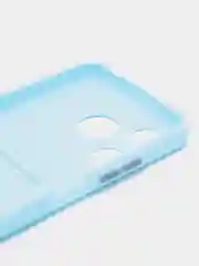 Голубой tecno Spark 10 / 10C чехол силиконовый с отделением для карт