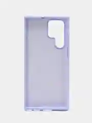 Лавандовый чехол для Samsung S21, S21FE, S22, S22 Plus, S21 Ultra, S22 Ultra с бархатом внутри