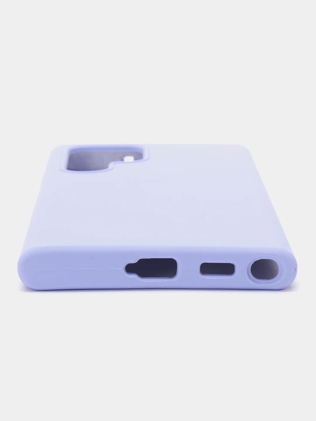 Лавандовый чехол для Samsung S21, S21FE, S22, S22 Plus, S21 Ultra, S22 Ultra с бархатом внутри