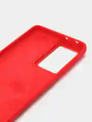 Красный чехол для Samsung S21, S21FE, S22, S22 Plus, S21 Ultra, S22 Ultra с бархатом внутри
