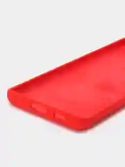 Красный чехол для Samsung S21, S21FE, S22, S22 Plus, S21 Ultra, S22 Ultra с бархатом внутри