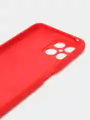 Красный чехол для Honor X6A, X6, X8, X8A, противоударный, с бархатом внутри