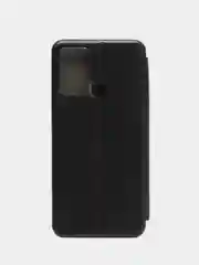 Черный чехол книжка для infinix smart 6 Plus, Инфиних Смарт 6 плюс