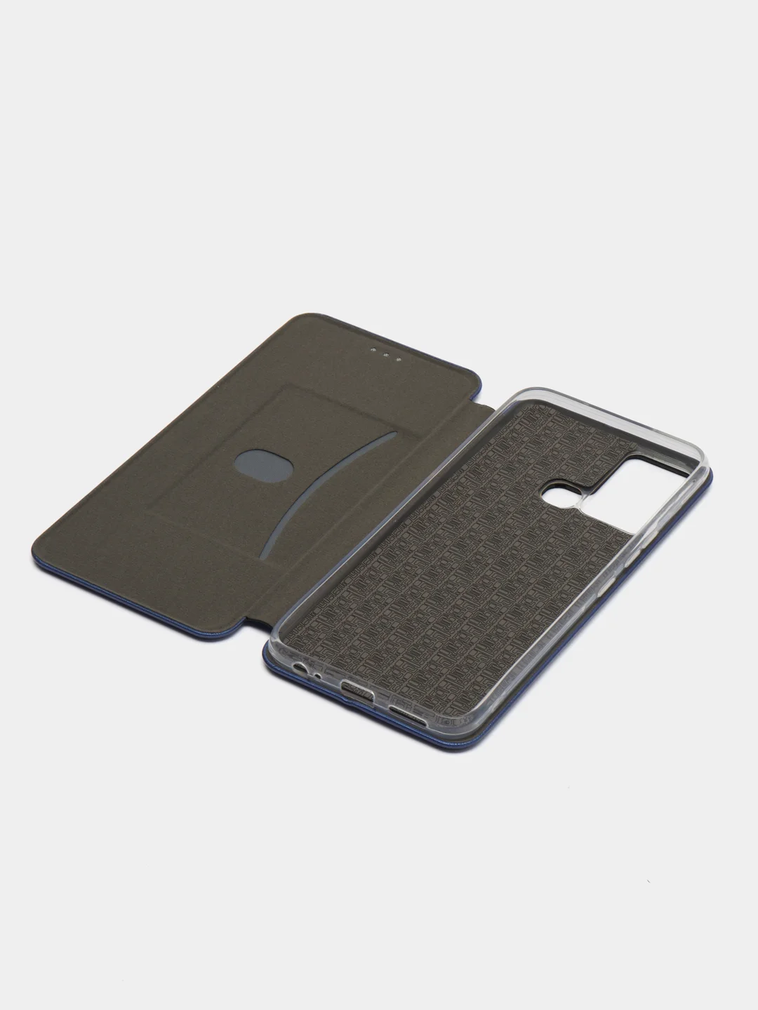 Синий чехол книжка для infinix smart 6 Plus, Инфиних Смарт 6 плюс