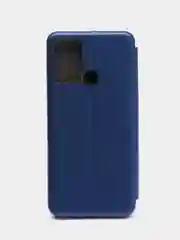 Синий чехол книжка для infinix smart 6 Plus, Инфиних Смарт 6 плюс