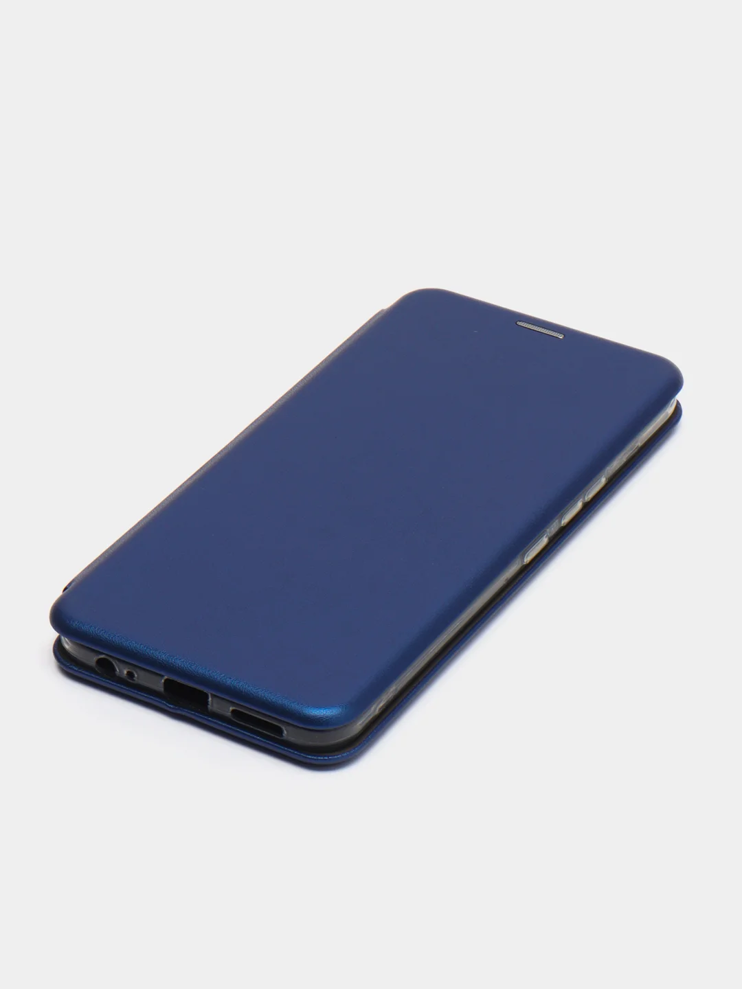 Синий чехол книжка для infinix smart 6 Plus, Инфиних Смарт 6 плюс
