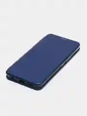 Синий чехол книжка для infinix smart 6 Plus, Инфиних Смарт 6 плюс