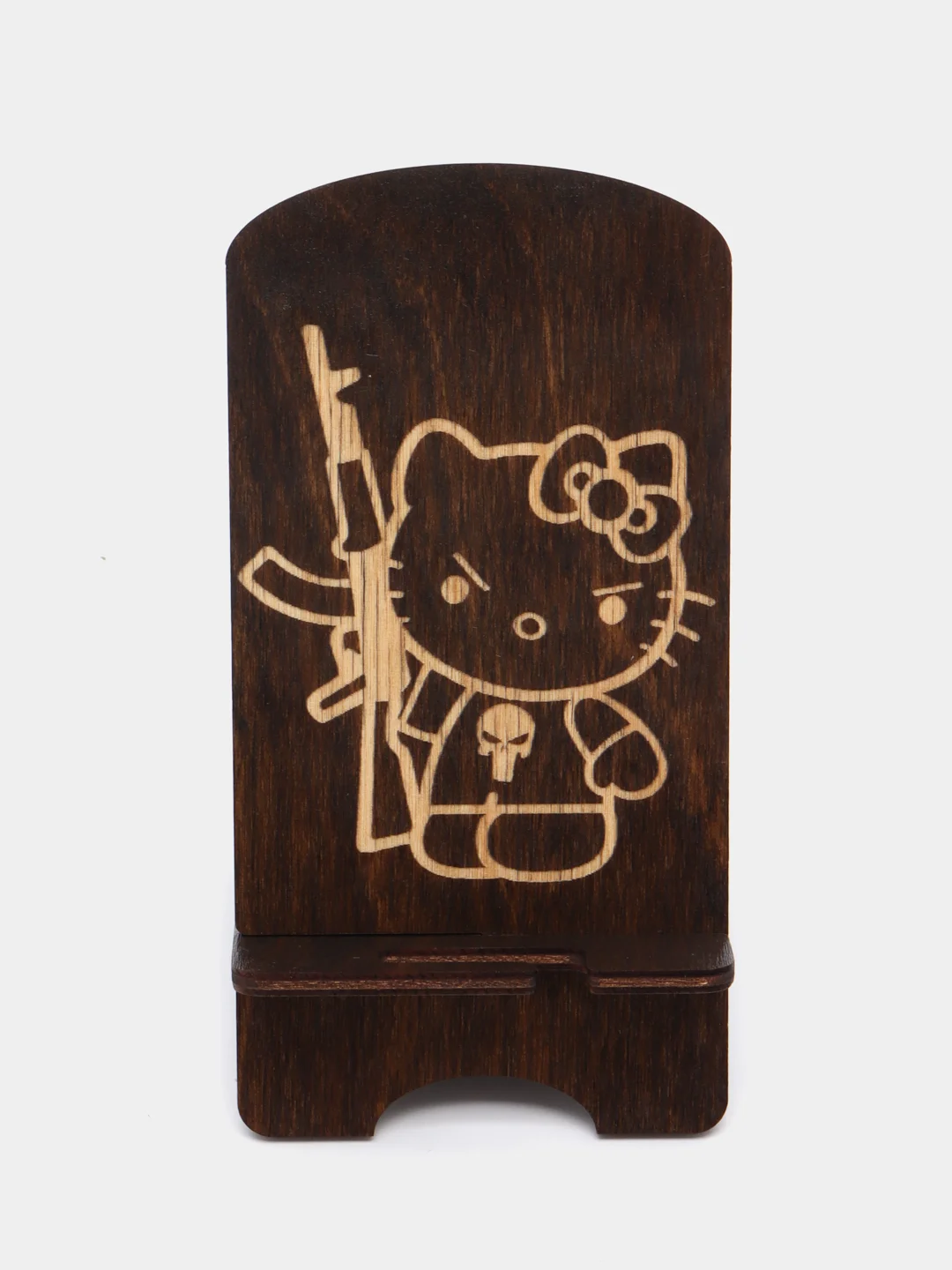 Коричневый подставка-держатель для телефона Hello Kitty (Хеллоу Китти)