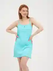 Бирюзовый сорочка женская ночная, Lilians