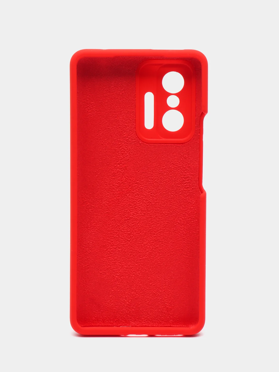 Красный чехол-накладка для Xiaomi Note 11S, Mi 11T, Mi 12lite, M4 Pro, Poco X4 Pro, Note 11Pro