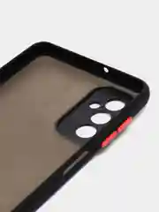 Черный чехол Samsung Galaxy M52 / Самсунг Галакси М52, пластиковый, матовый