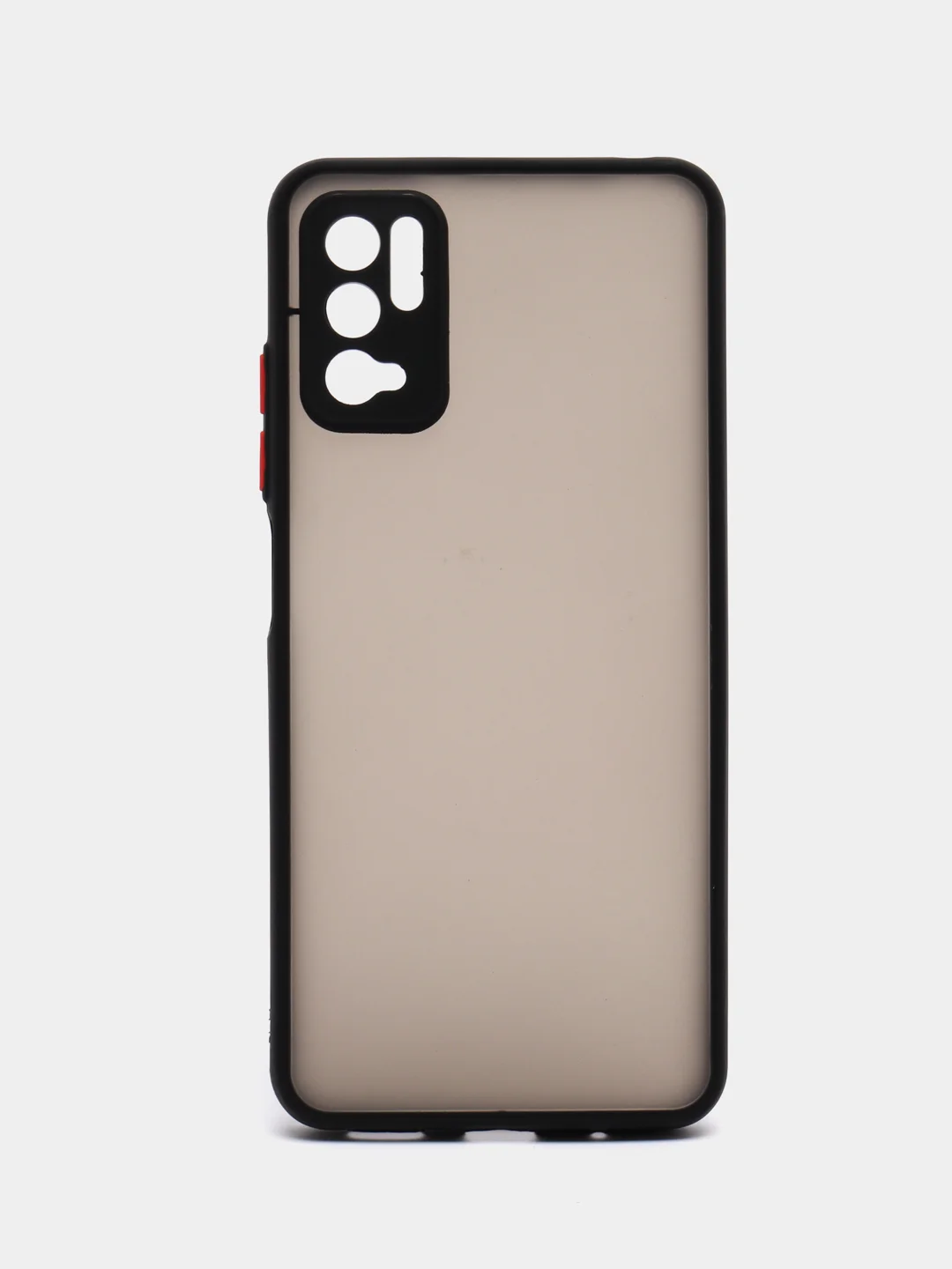 Угольный чехол Xiaomi Poco M3 Pro, Redmi Note 10T, пластиковый, матовый, с цветными кнопками
