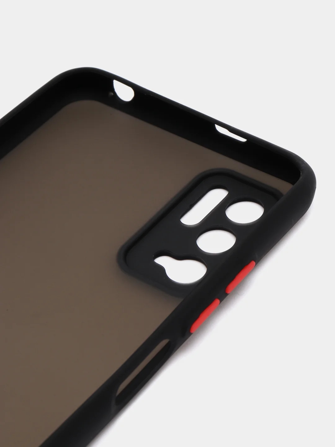 Угольный чехол Xiaomi Poco M3 Pro, Redmi Note 10T, пластиковый, матовый, с цветными кнопками