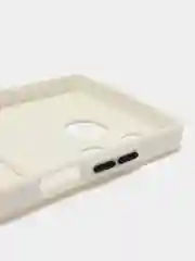 Белый tecno Spark 10 / 10C чехол силиконовый с отделением для карт