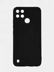 Чехол для Realme C21Y, C25Y (Реалми С21У, С25У), силиконовый, под карбон