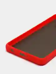 Красный чехол для Poco X3 /  X3 Pro, полупрозрачный, матовый, Поко Х3 Про