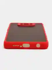 Красный чехол для Poco X3 /  X3 Pro, полупрозрачный, матовый, Поко Х3 Про
