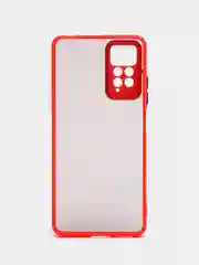 Красный чехол для Xiaomi Redmi Note 11 Pro / Note 11 Pro Plus 5G, матовый, Ноут 11 Про